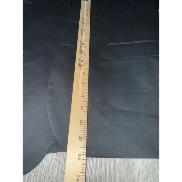 Express Mens Slim Fit Black Blazer 40S/40C Stretch Performance Cotton Blend - Picture 4 of 12